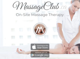 In-home massage by an RMT with insurance receipt