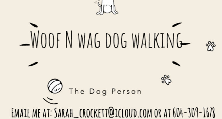 Woof N Wag Dog Walking