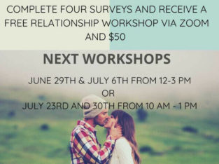 Relationship Workshop – earn $50! (SFU)