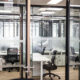 A perfectly sized office environment for three.