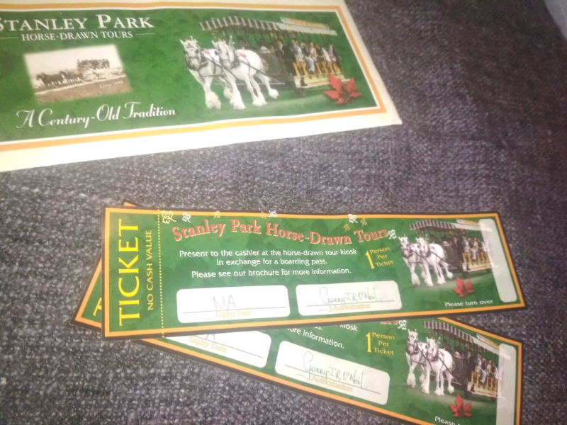 Horse ride Stanley park tickets