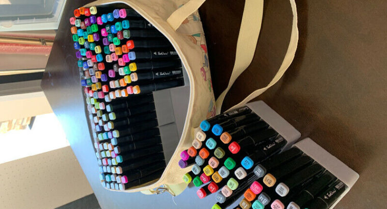Artist professional markers 204 colours set new