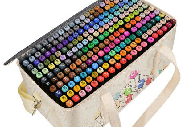 Artist professional markers 204 colours set new