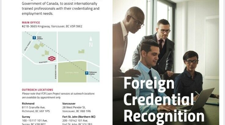 SUPPORT FOR YOUR CREDENTIAL RECOGNITION IN BC