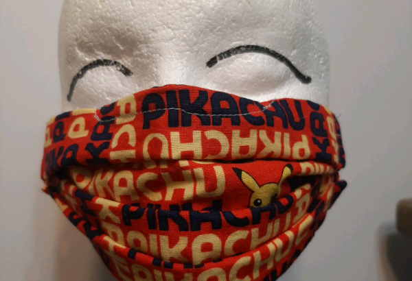 Non medical face masks. Pokemon and more.