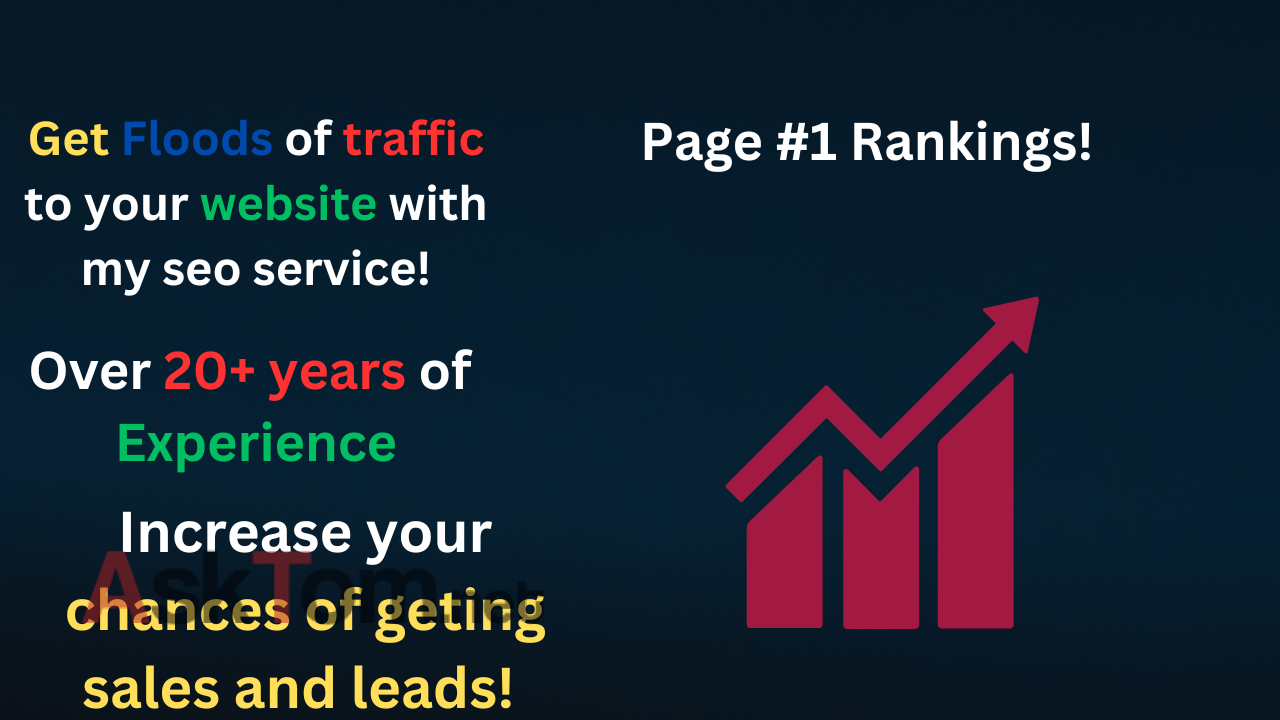 [for hire] SEO 20+years experience, i will catapult your google rankings with my seo authority links