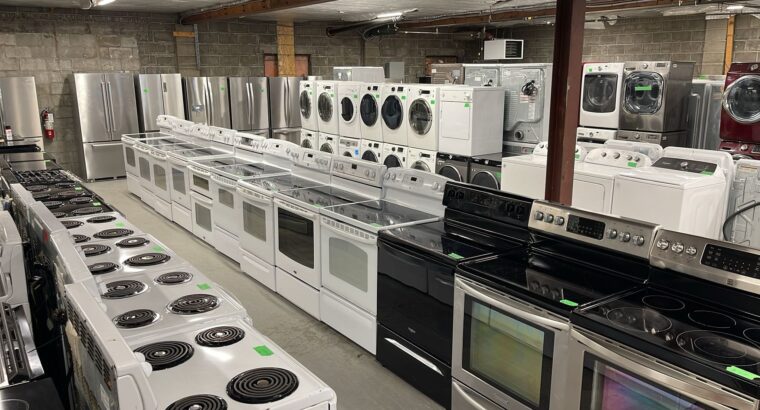 KL Sudbury Appliances sells washer dryer dishwasher refrigerator electric and gas range