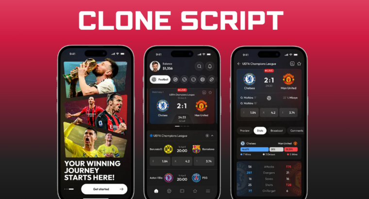 Sports betting Clone Script – Start Your Sports Book Platform Within 7 days