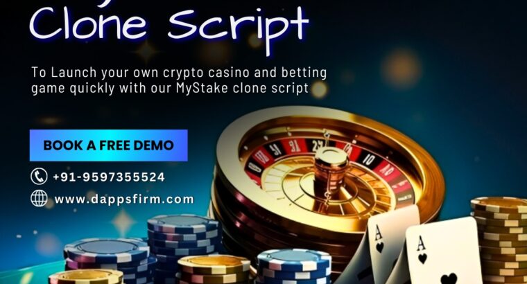 Ready-to-Launch MyStake Clone Script for Casino Startups & Businesses