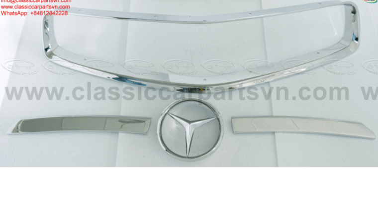 Front grill of Mercedes Pagode W113 (1963-1971)