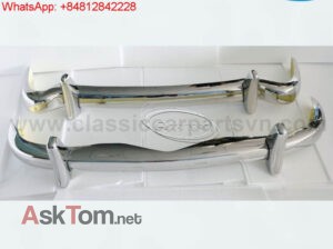 Mercedes Ponton 6-cylind W180 W128 Coupe Cabriolet bumpers (54-60)
