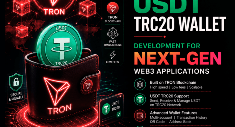 TRON USDT TRC20 Wallet Development
